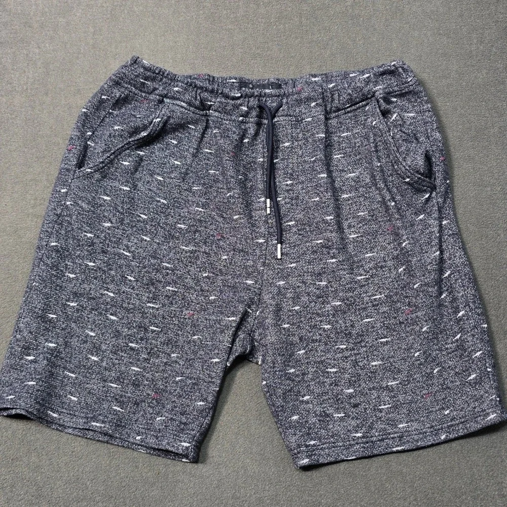 Public Record Vacation‎ Travel/Gym Shorts Dark Heather Speckled Print Large